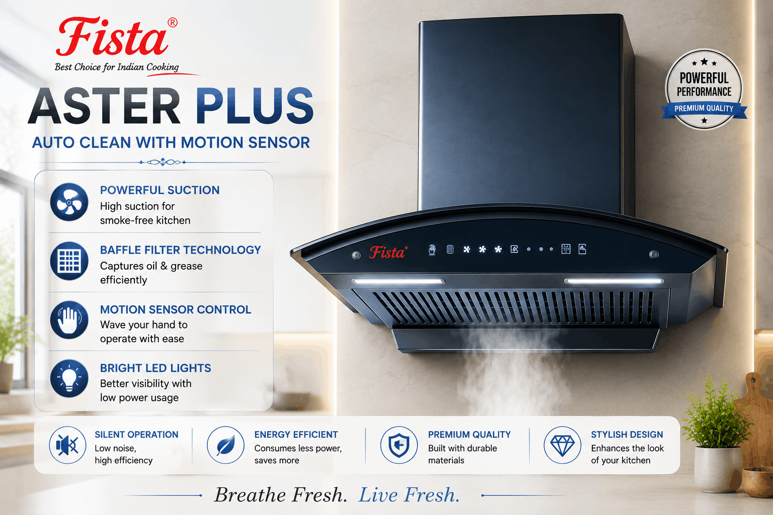 Aster Plus Auto Clean Chimney
