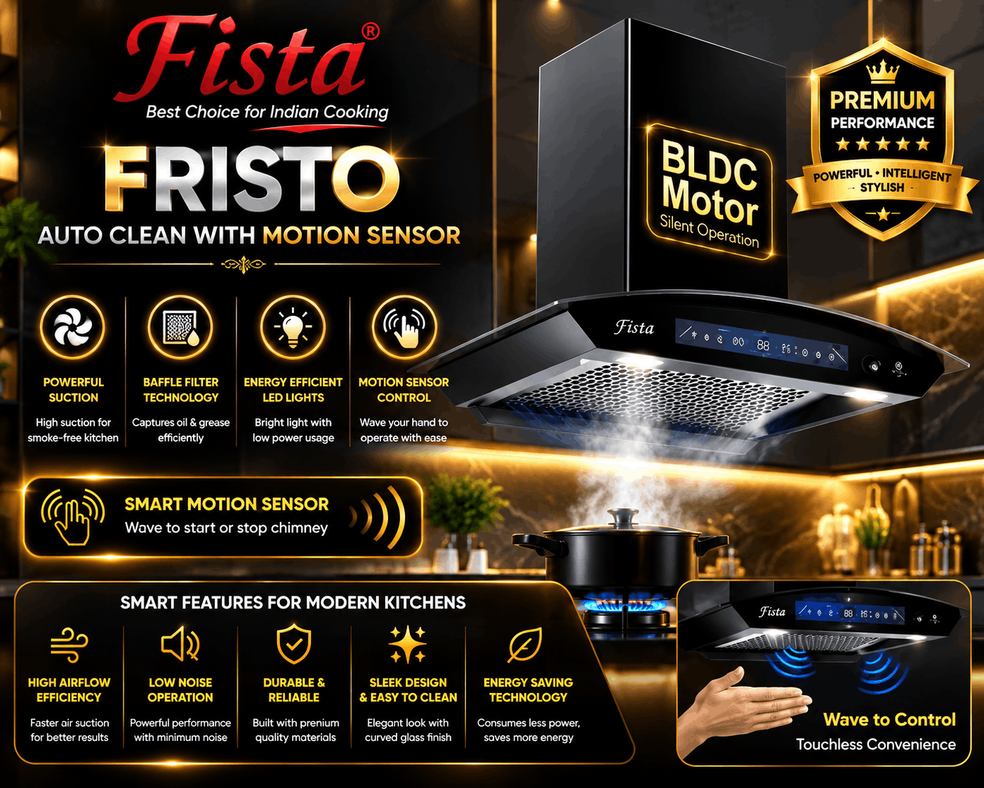 Fristo Energy Auto Clean Chimney